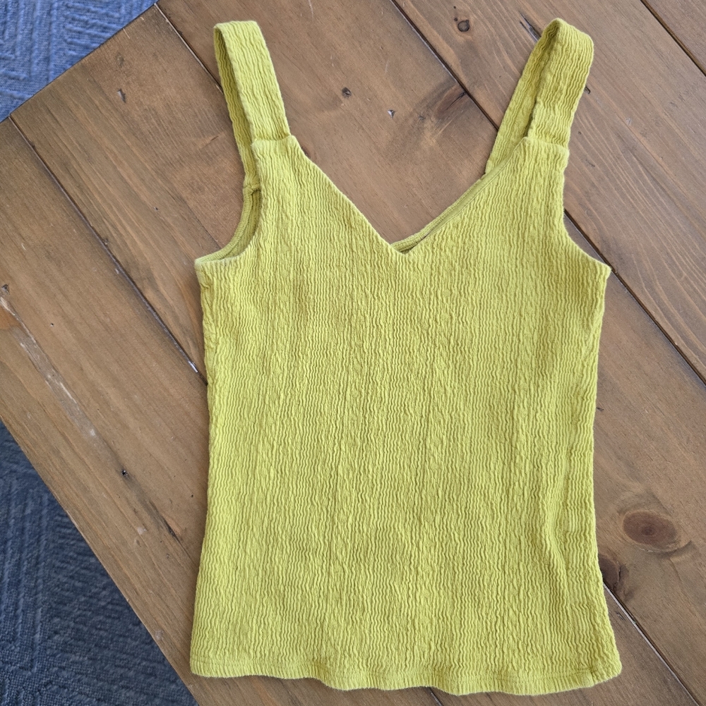 Willow & Root - Cotton Wide Strap Tank Citron